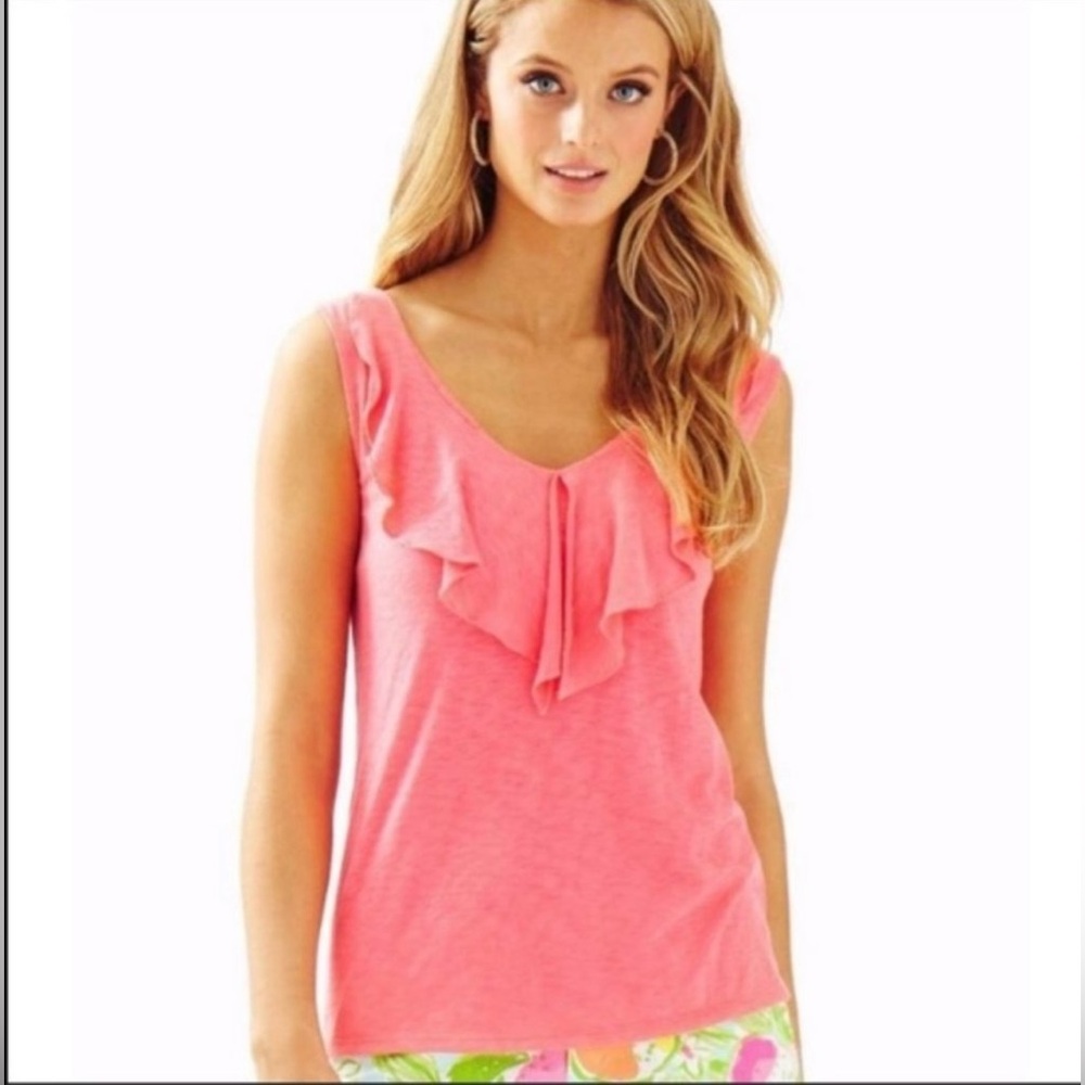 Lilly Shari Ruffle Tank Top - Picture 5 of 5